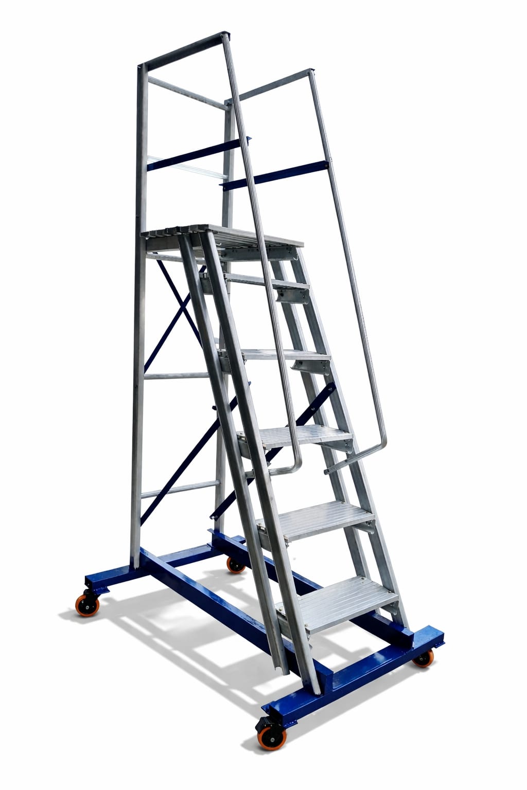 Broad Step Trolley Ladder