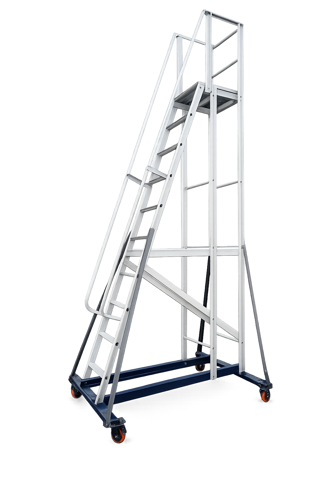 Aluminium Platform Step Ladder Narrow